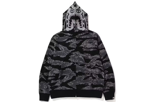 BAPE Tiger Camo Tiger Relaxed Fit Full Zip Hoodie