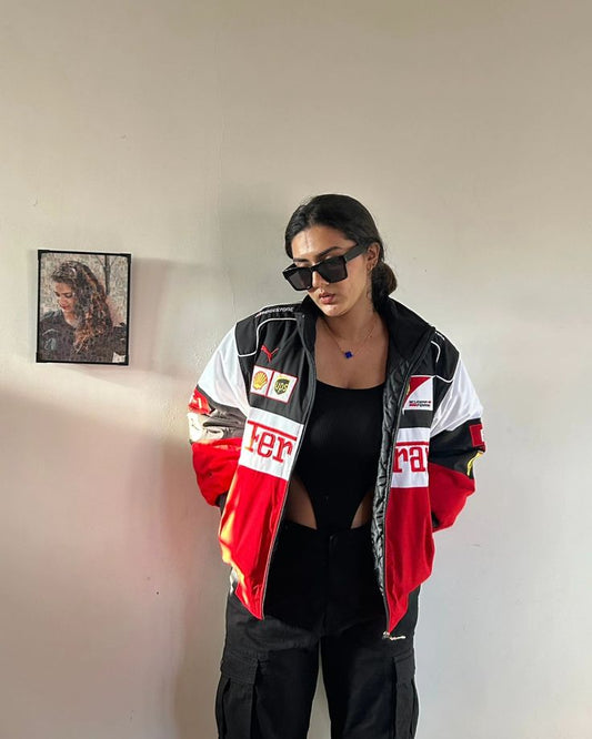 Ferrari Racing Jacket in Tri-Colour