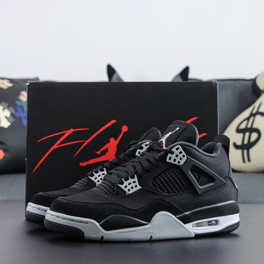 NIKE AIR JORDAN 4 RETRO SE BLACK CANVAS
