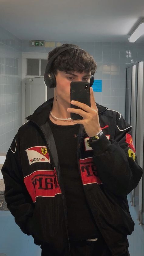 Ferrari Racing Jacket in Black