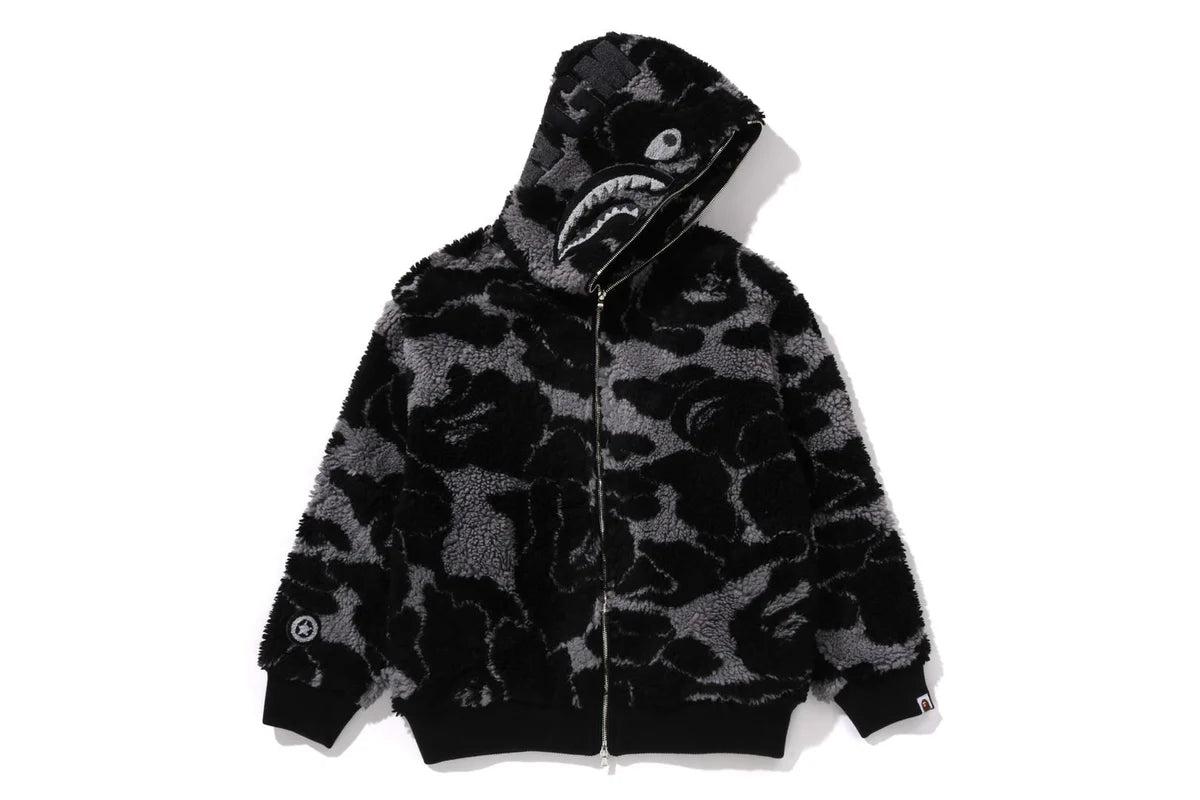 A BATHING APE® Abc Camo BOA Shark Full Zip Hoodie
