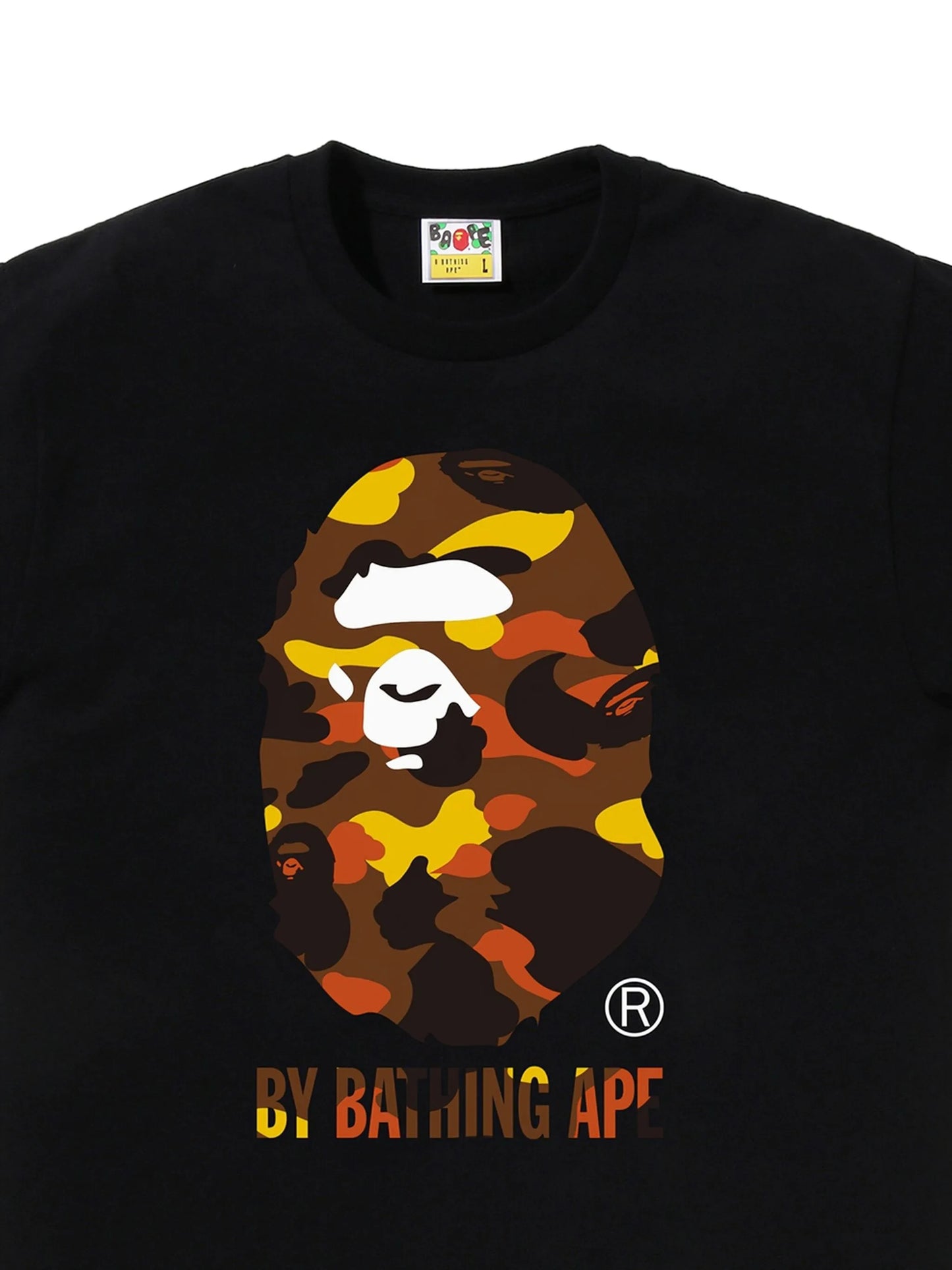 A BATHING APE® camouflage-print T-shirt