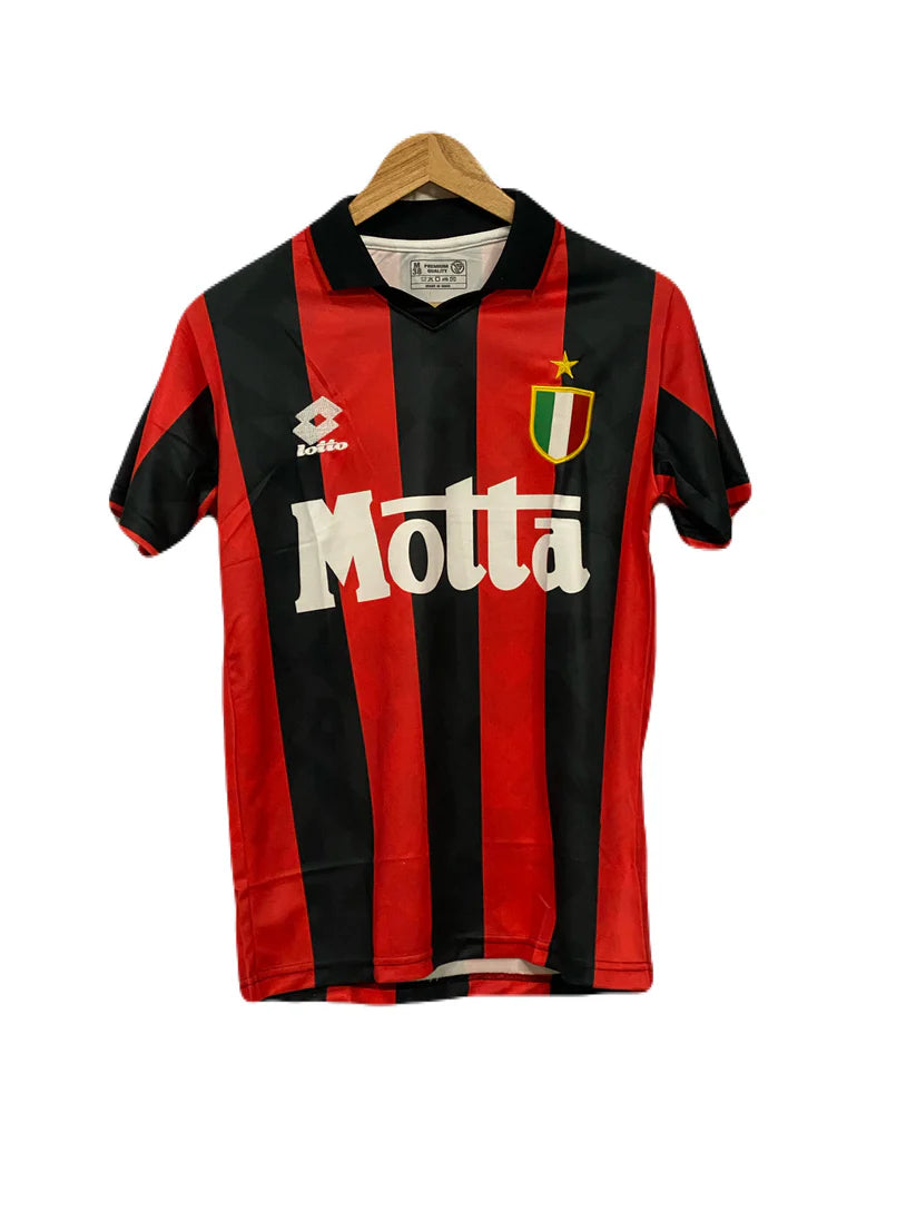 Ac Milan 1993 Home Kit Maldini Half Sleeve - P202