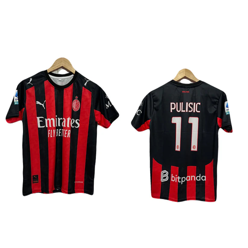 Ac Milan 2025/26 Home Jersey Pulisic