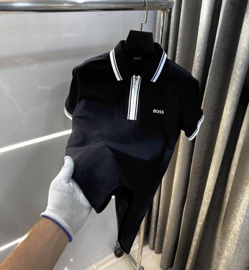Hugo Boss Black Collar Look Premium Polo T-Shirt