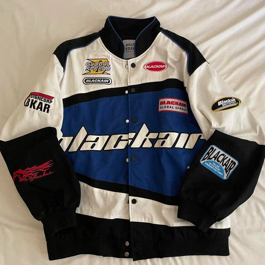 Blackair Jacket in Blue& White