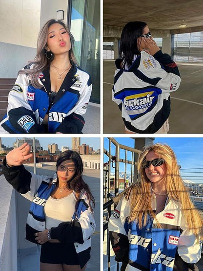 Blackair Jacket in Blue& White