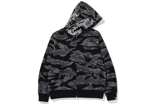 BAPE Tiger Camo Tiger Relaxed Fit Full Zip Hoodie