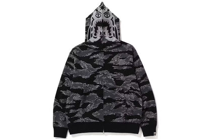 BAPE Tiger Camo Tiger Relaxed Fit Full Zip Hoodie