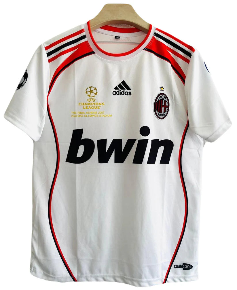 Ac milan 2006-07 Away Kit Kaka Embroidery Half Sleeve P327