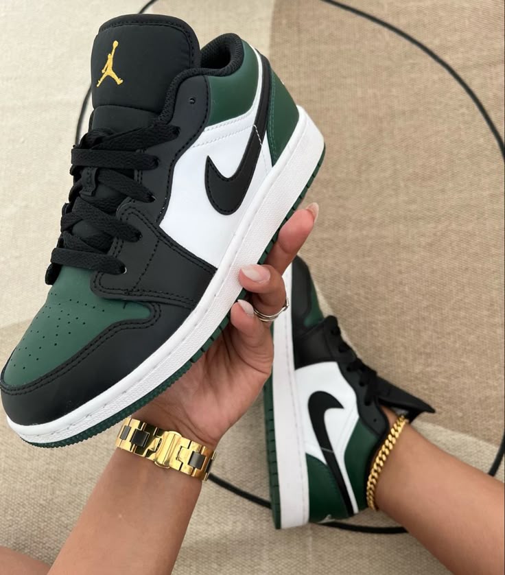 Air Jordan 1 Low Dark Green