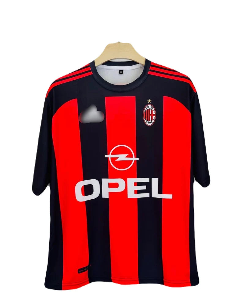 Ac Milan 2000-01 Home Maldini Five Sleeve P314