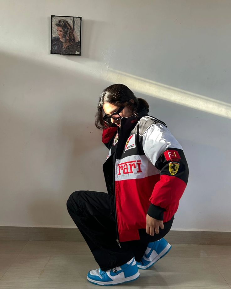 Ferrari Racing Jacket in Tri-Colour