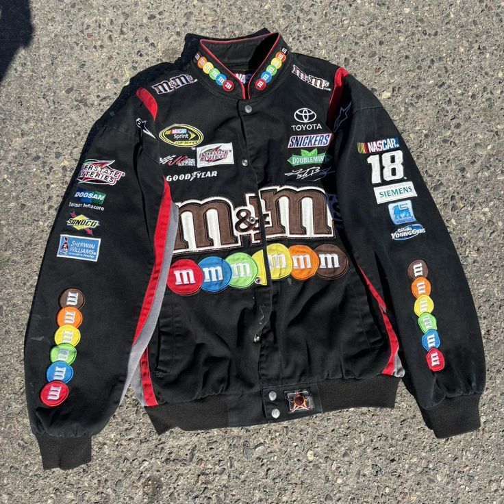 M&M's Nascar Jacket in Black V1