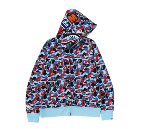 BAPE Chicago Separate Shark Full Zip Hoodie