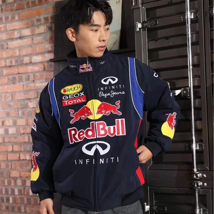 Red bull F1 vintage Racing Apparel Stylish Jacket