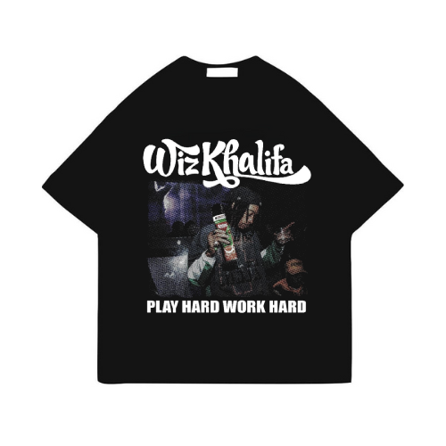 Wiz Khalifa Black Printed T-Shirt