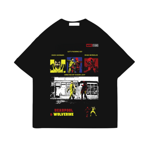 Deadpool Wolverine Black T-Shirt