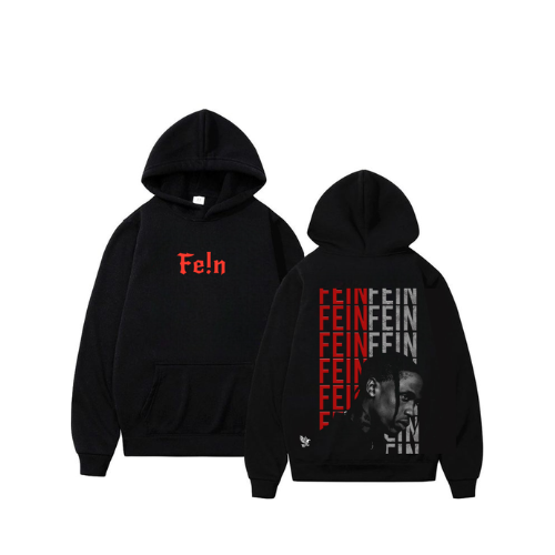 Travis Scott Fein Black Hoodie