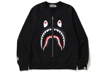 BAPE Shark Metal Zip Crewneck