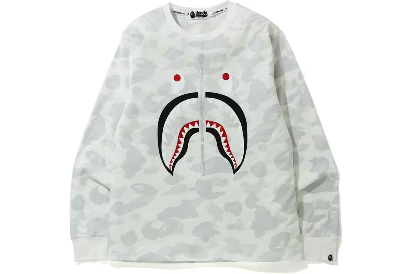 BAPE Shark Crewneck White