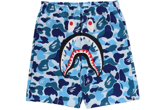 Bape ABC Shark Sweat Shorts Blue