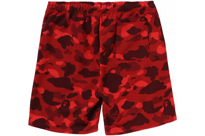 Bape ABC Shark Sweat Shorts Red