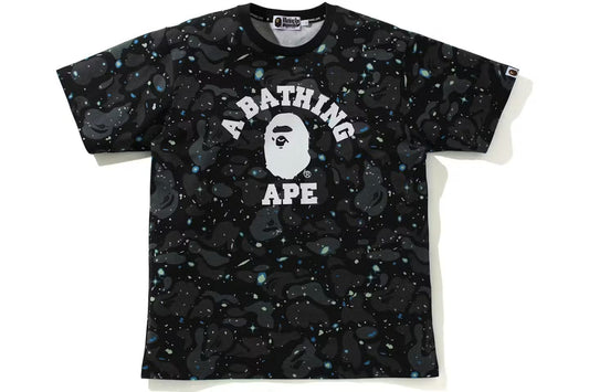 BAPE Space Camo College Tee Black