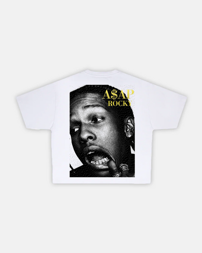 A$AP Rocky White Printed T-Shirt