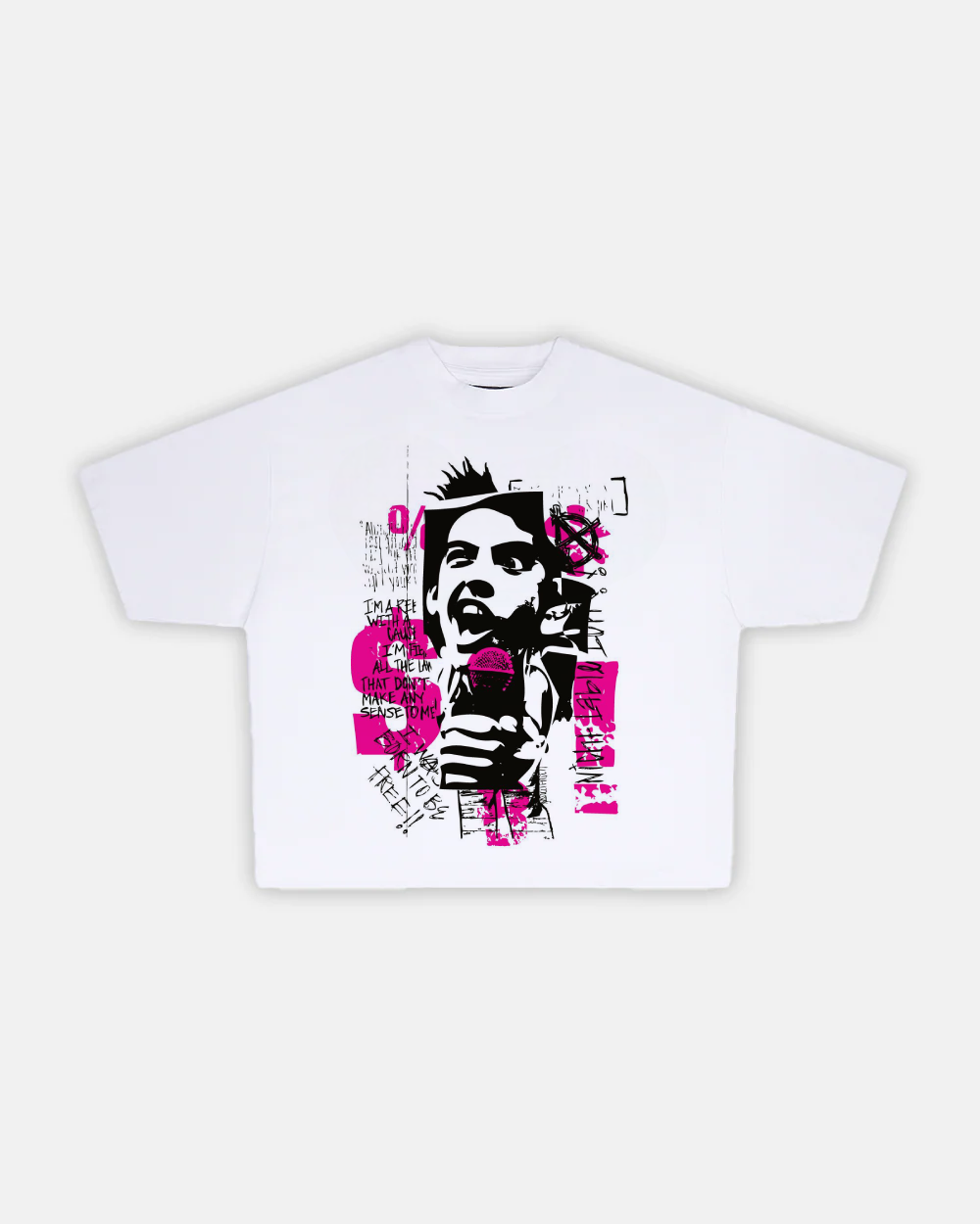 Punk Rock Printed T-Shirt