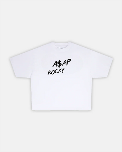 A$AP Rocky White Printed T-Shirt