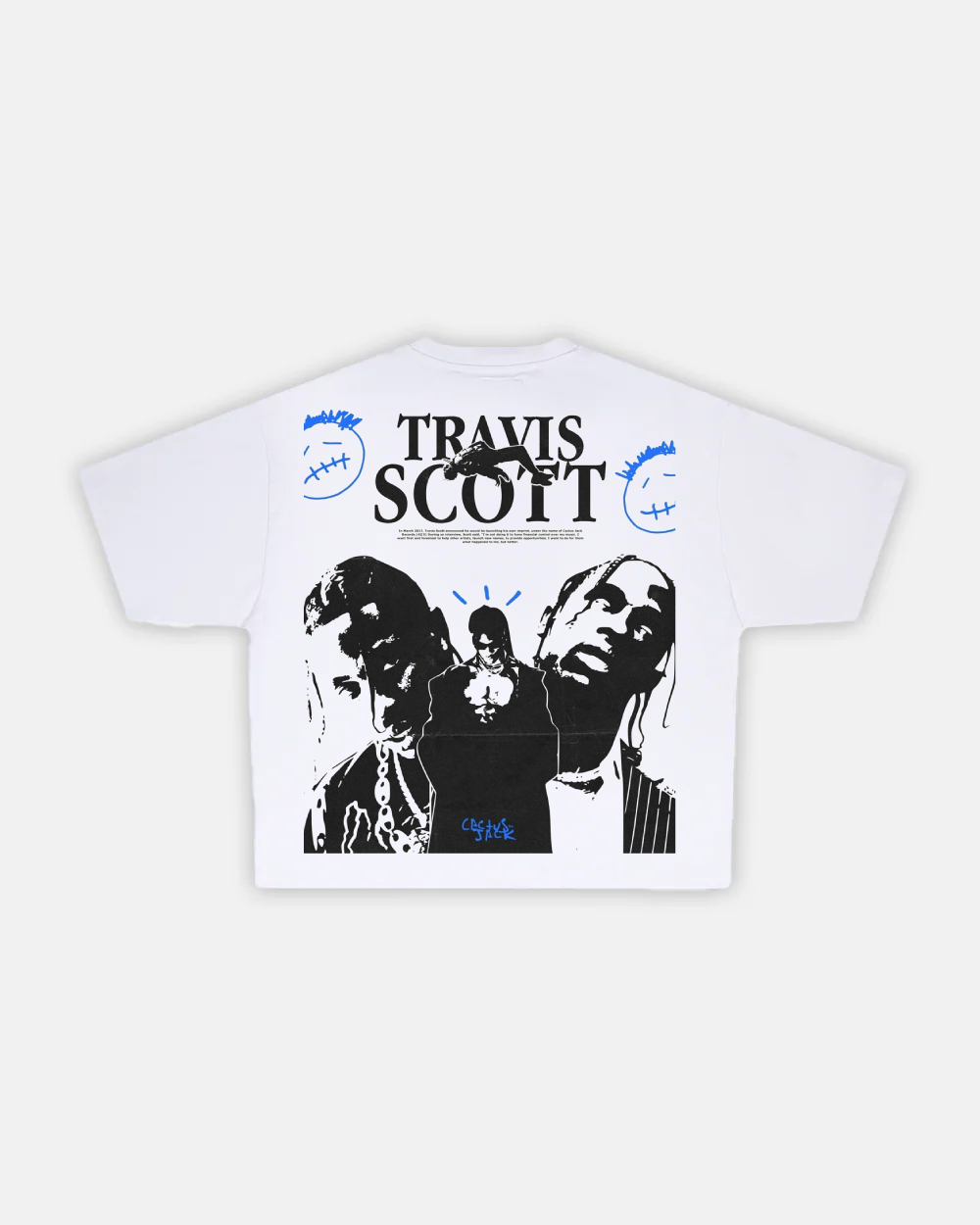 Travis Scott Cactus Jack White T-Shirt