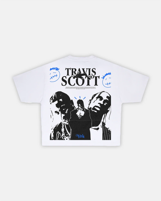 Travis Scott Cactus Jack White T-Shirt