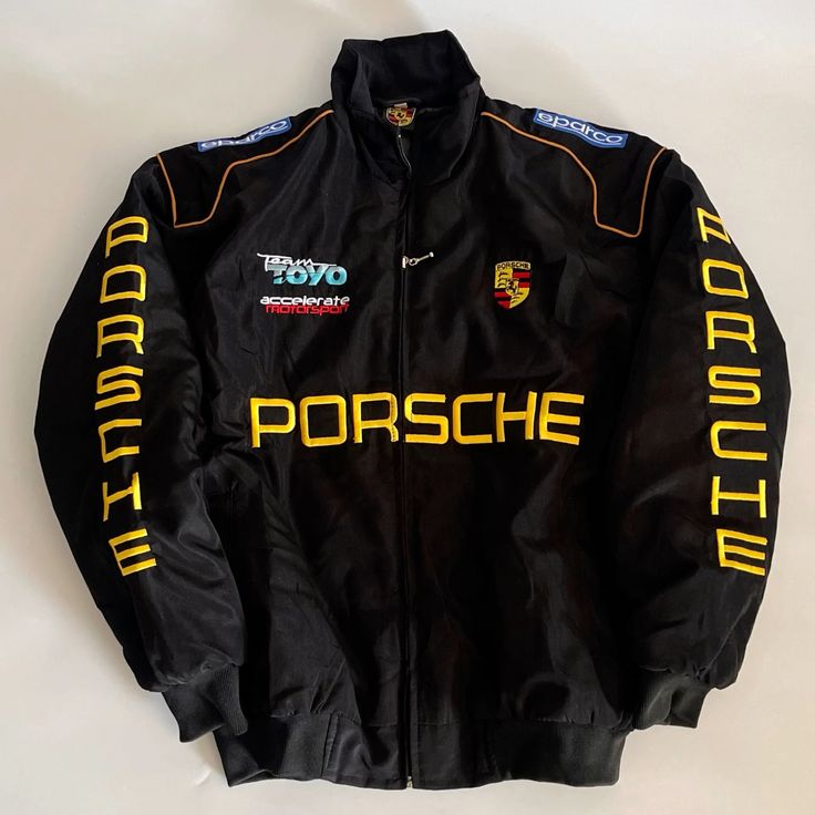 Premium Porsche Jacket Dynamic Black