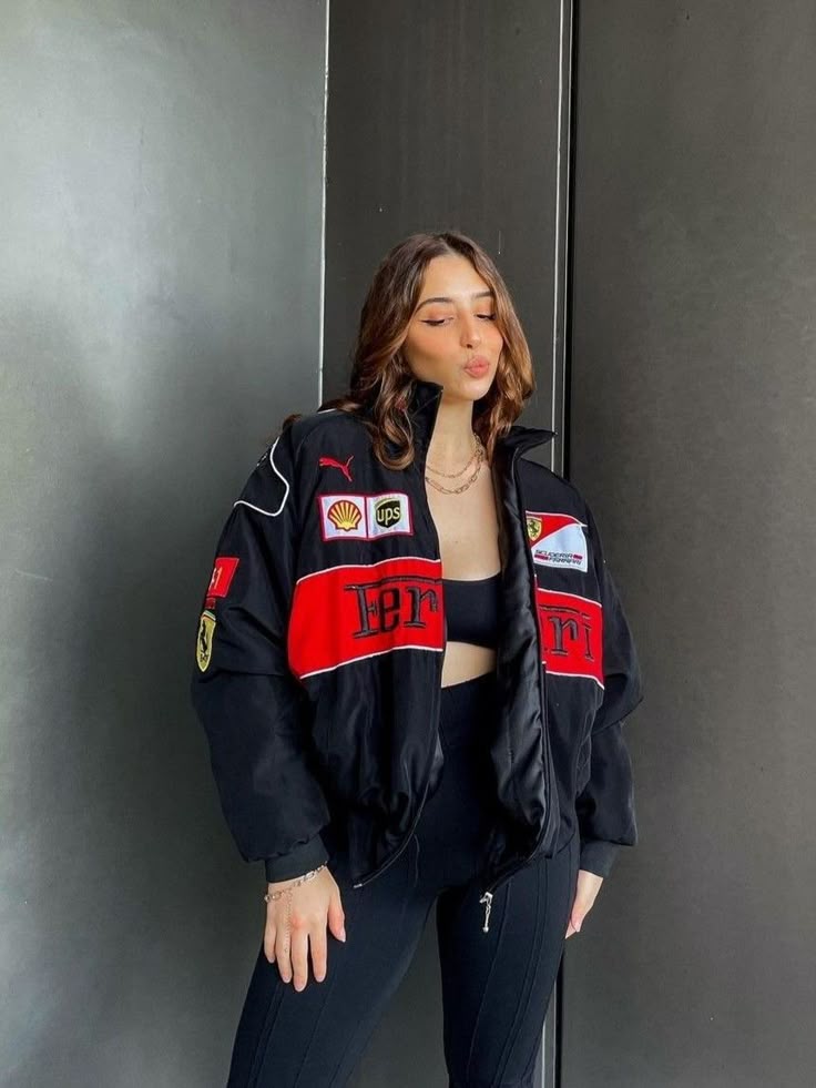 Ferrari Racing Jacket in Black