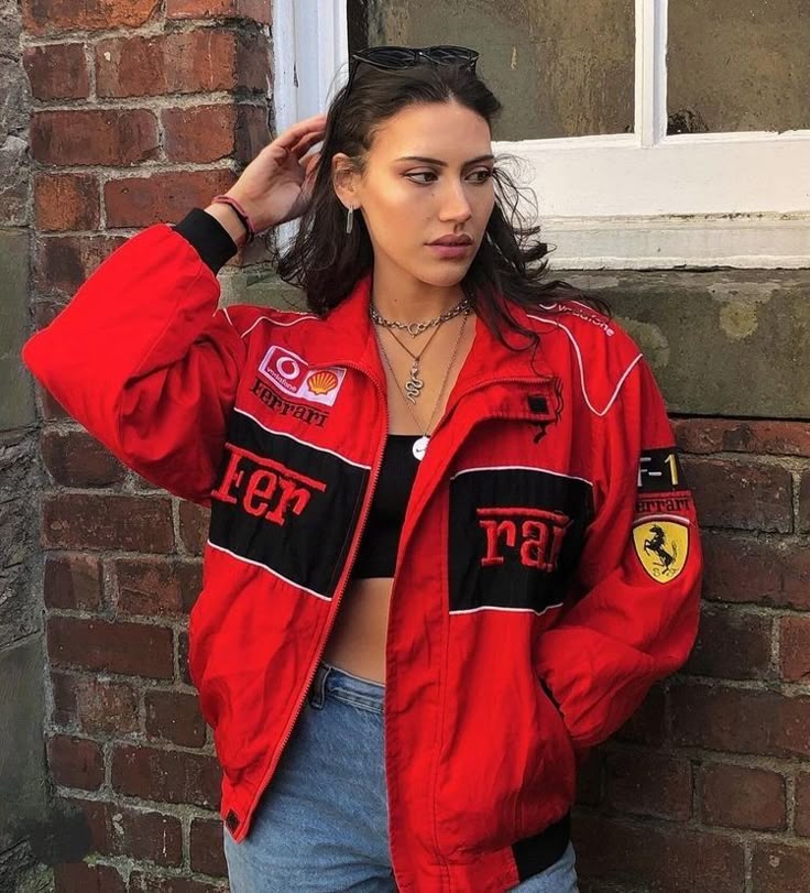 Ferrari Racing Jacket in Red