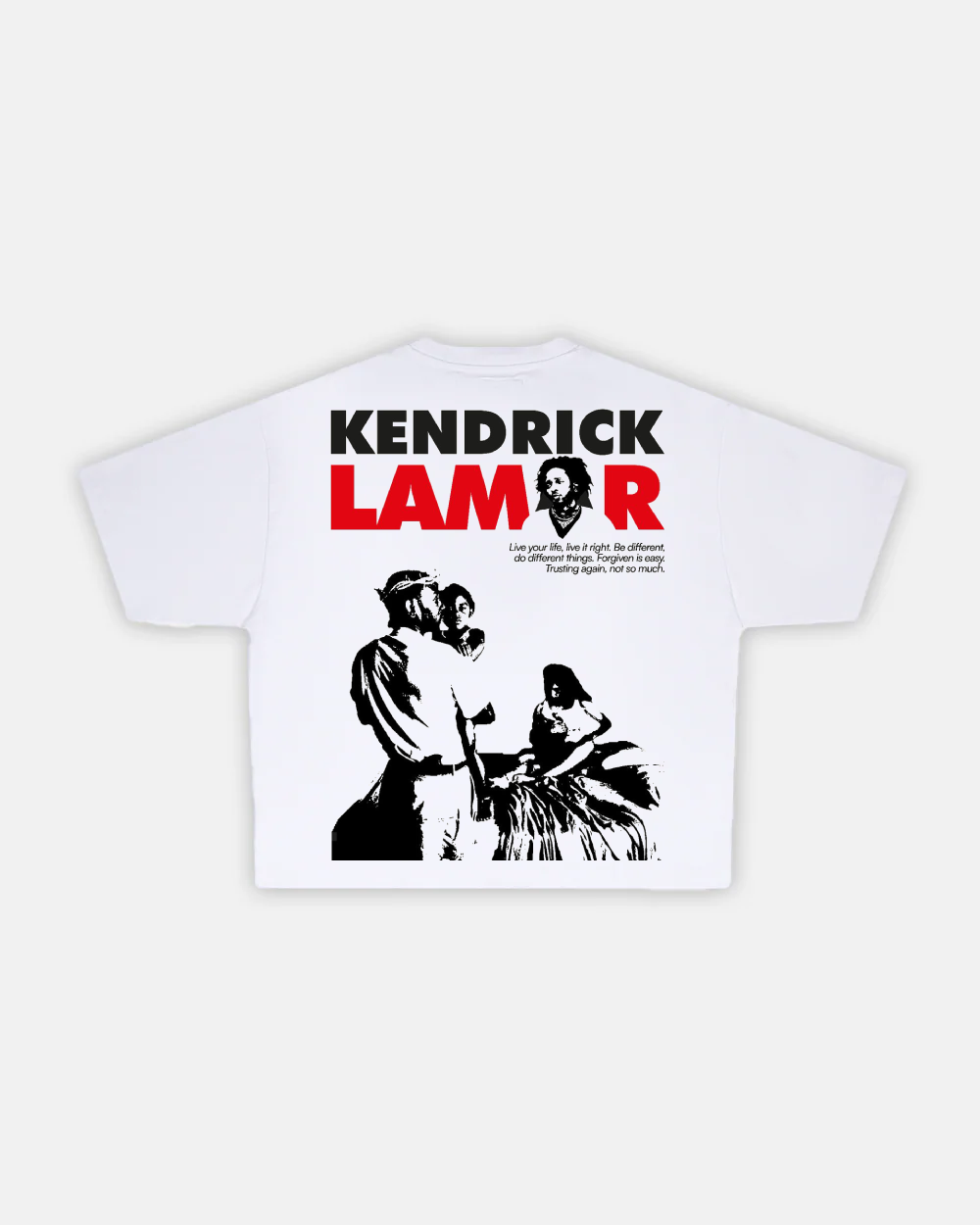 Kendrick Lamar White Vintage T-Shirt