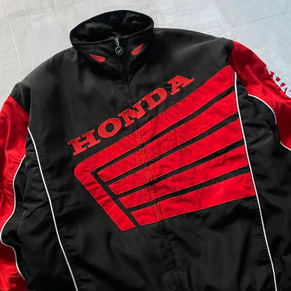 Vintage 90s Honda HRC Racing Ferrari Jacket Red