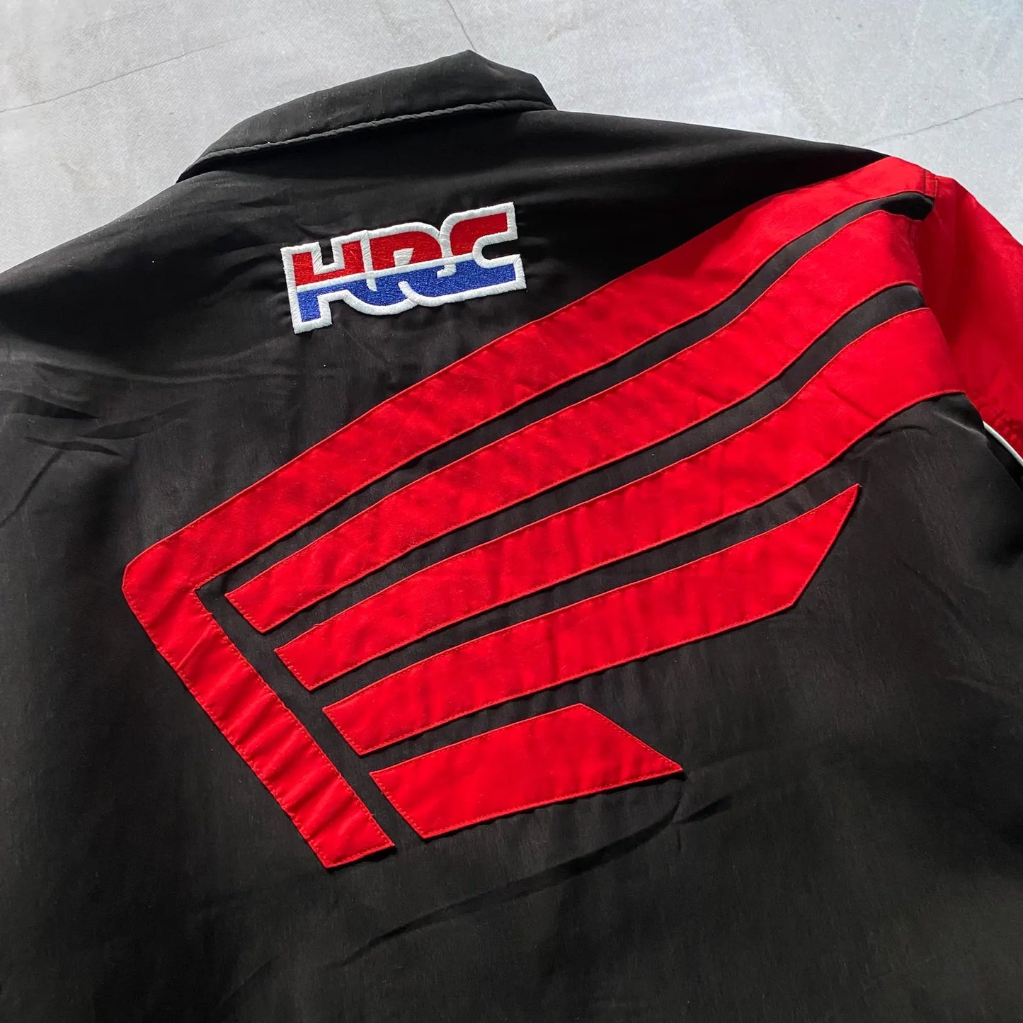 Vintage 90s Honda HRC Racing Ferrari Jacket Red
