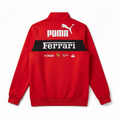 Red Ferrari Racing Bomber Jacket