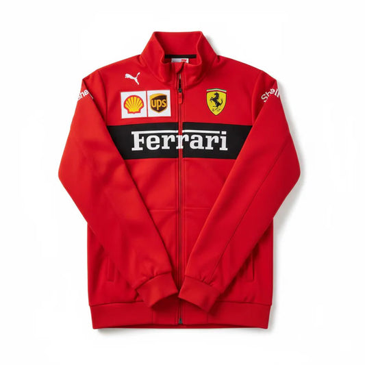 Red Ferrari Racing Bomber Jacket