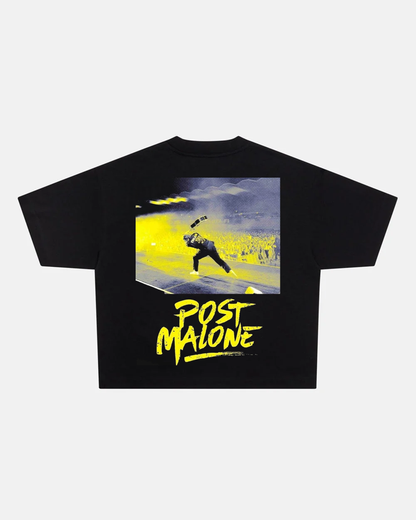 Post Malone Black Printed T-Shirt