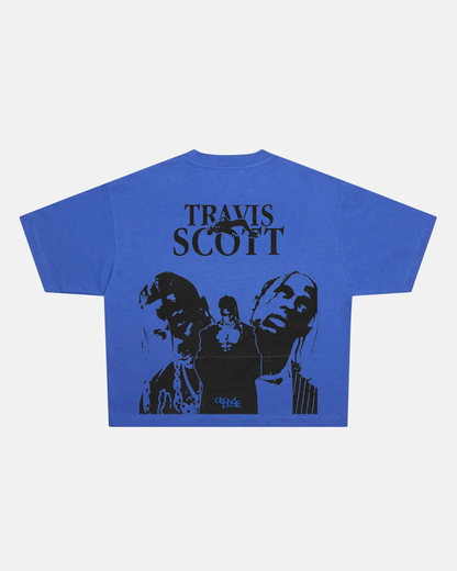 Travis Scott Cactus Jack Blue T-Shirt