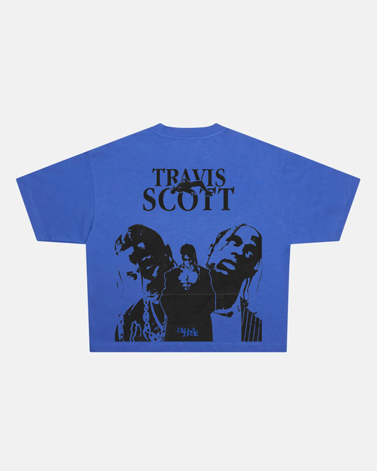 Travis Scott Cactus Jack Blue T-Shirt