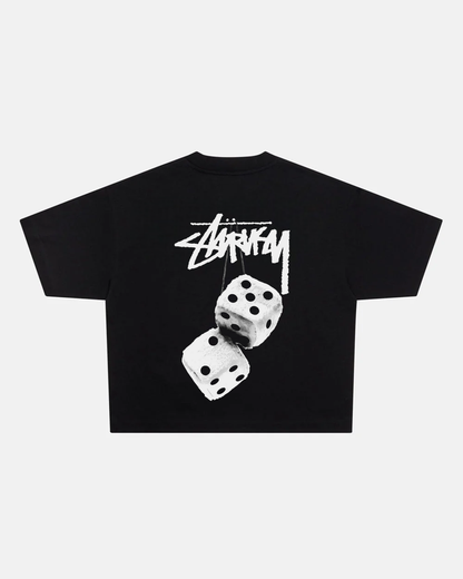 Stussy Printed Black T-Shirt