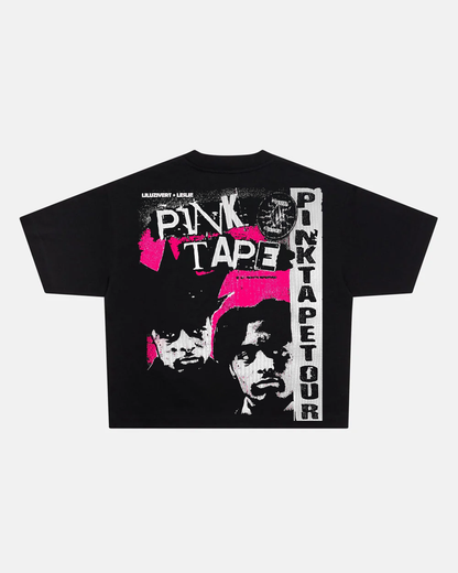 Lil Uzi Vert x Lesue Pink Tape T-Shirt