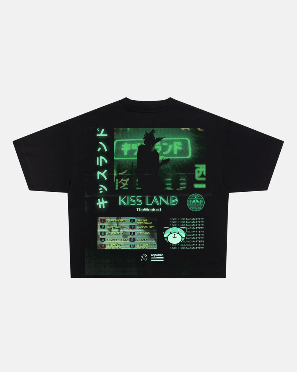 The Weeknd Kissland XO Printed T-Shirt