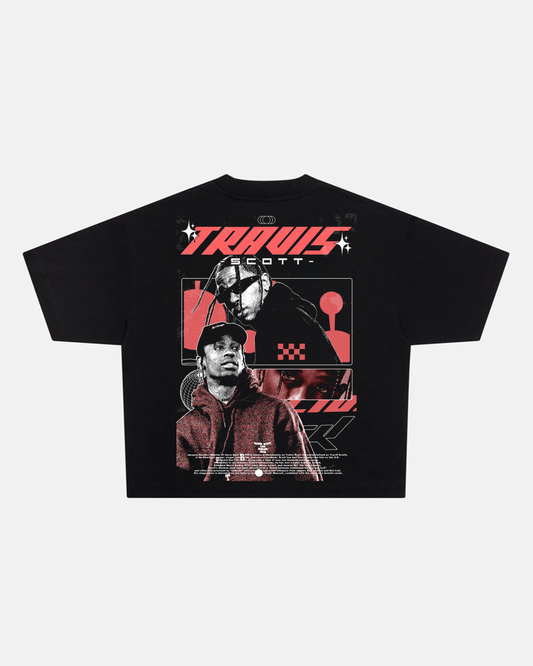 Travis Scott Vintage Printed T-Shirt