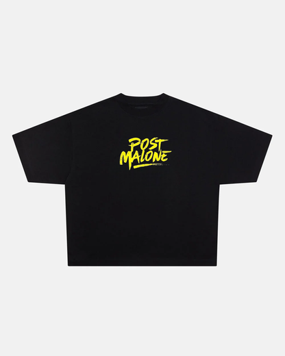 Post Malone Black Printed T-Shirt
