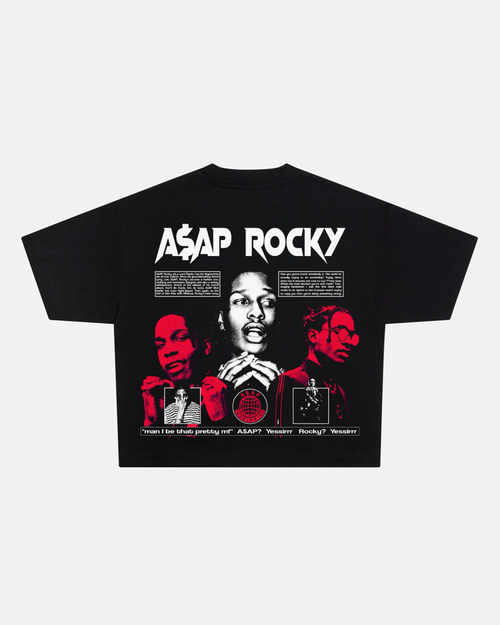 A$AP Rocky Black Vintage T-Shirt